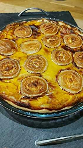 Tarte au potimarron et chèvre