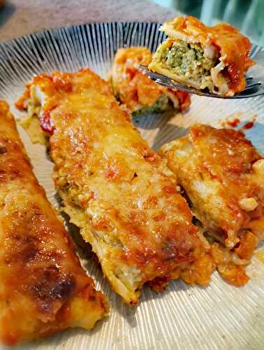 Cannelloni aux Brocolis et Paprika (companion ou pas )