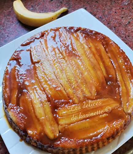 Moelleux bananes façon tatin