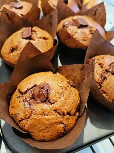 Muffins au chocolat au companion (ou pas )