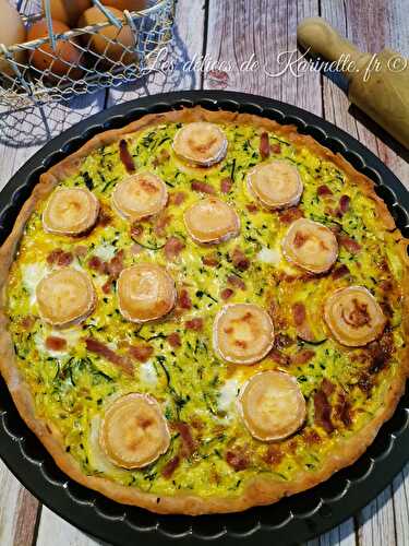 Tarte salée aux courgettes râpées companion (ou pas )