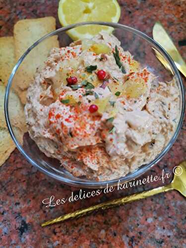 Tartinade de thon sans fromage frais (rillettes de thon à ma façon )