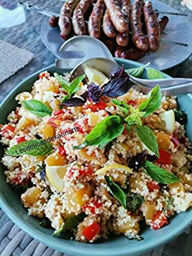 Taboulé aux légumes rôtis et herbes fraiches