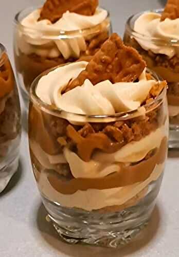 Verrine spéculoos au companion (ou pas )