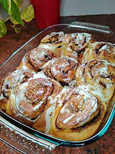 Cinnamon rolls ou brioches à la cannelle