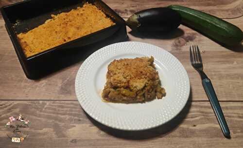 Crumble aux légumes provençaux