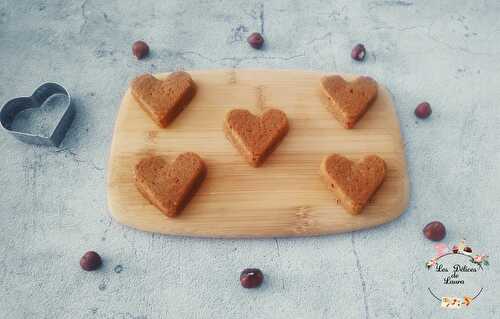 Financiers coeurs au praliné 