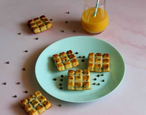 Gâteaux à la noix de coco et pépites de chocolat 