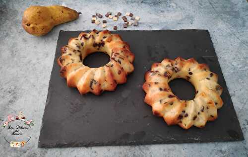 Gâteaux aux poires et chocolat