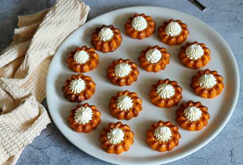 Mini saint-honoré à la tomate et st môret