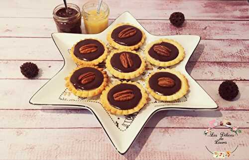 Mini-tartelettes chocolat caramel beurre salé