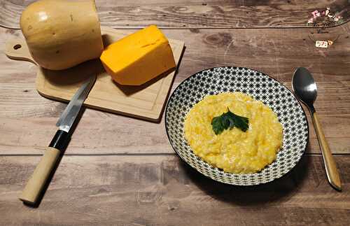 Risotto butternut et chèvre frais