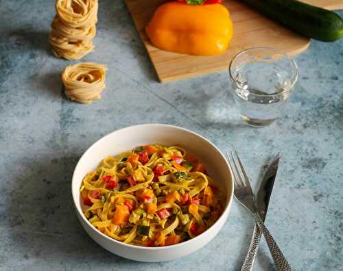 Tagliatelles aux légumes