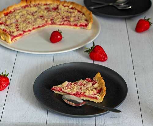 Tarte crumble fraises