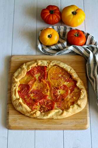 Tarte rustique à la tomate