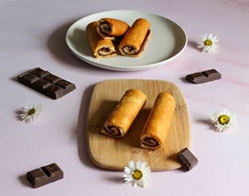 Mini roulés aux chocolat