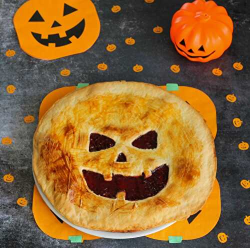 Tarte citrouille d'Halloween