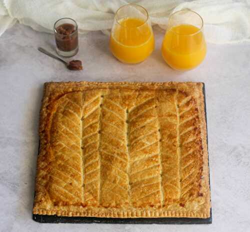 Galette des rois à la crème de marron