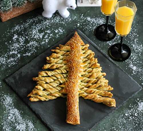 Sapin feuilleté pour l'apéro