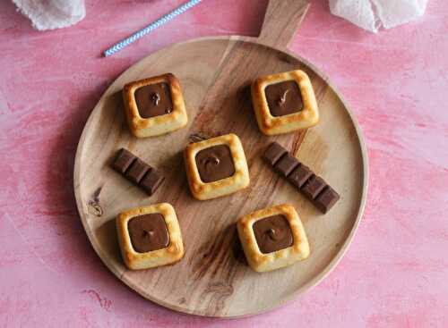 Financiers au chocolat caramel