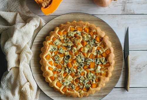 Tarte briochée butternut et bleu