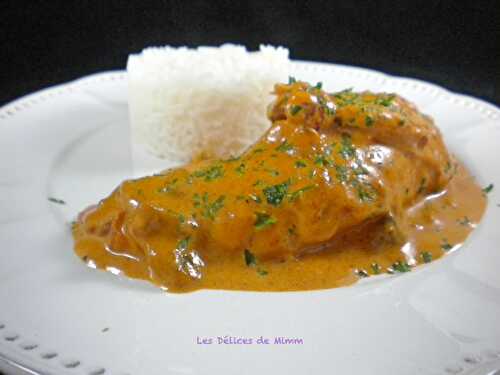 Aiguillettes de dinde, sauce crémeuse aux tomates séchées