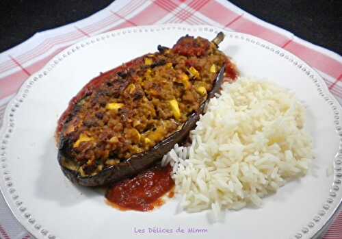 Aubergines farcies à la grecque