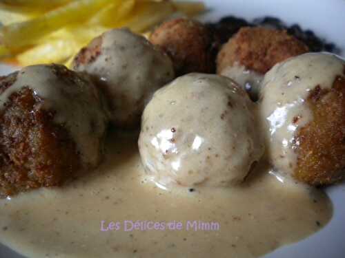 Boulettes de viande à la suédoise, sauce à la crème comme chez Ikea