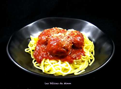 Boulettes de viande au parmesan à l’italienne