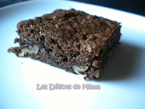 Brownies aux noix de Christophe Felder