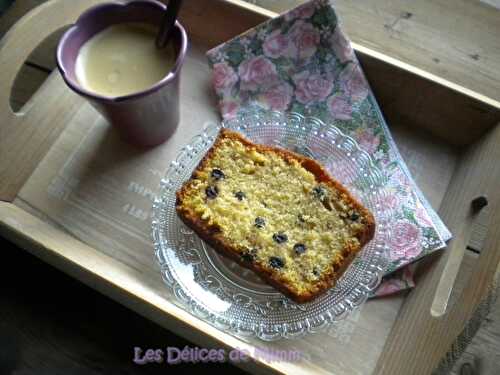 Cake au sirop d’érable et aux myrtilles