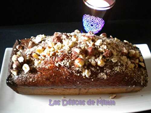 Cake aux noisettes et au rhum sans alcool