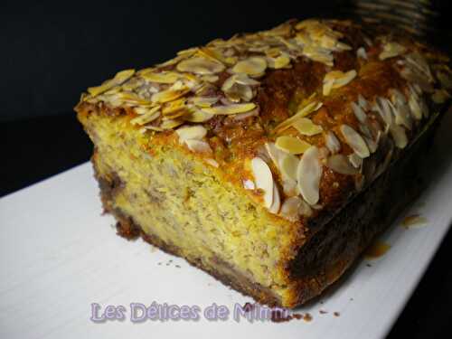 Cake moelleux aux bananes et au chocolat au lait