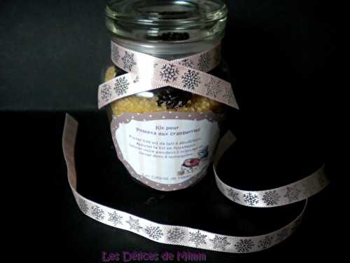 Calendrier de l’avent 2015 #3 : Kit pour polenta aux cranberries (cadeau gourmand)