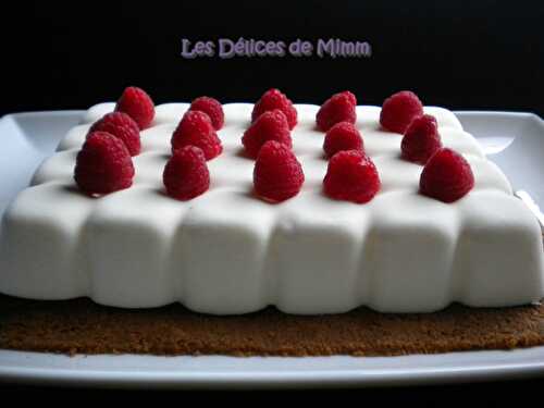 Cheesecake au citron et framboises (sans cuisson)