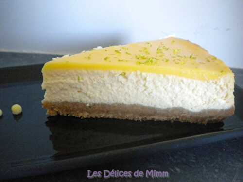 Cheesecake au citron et gagnant du livre de Cyril Lignac