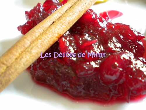 Compote d'airelles