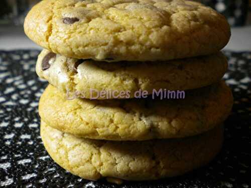 Cookies moelleux aux pépites de chocolat - Les Délices de Mimm
