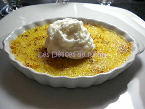 Crème brûlée au foie gras et espuma de pommes vertes - Les Délices de Mimm
