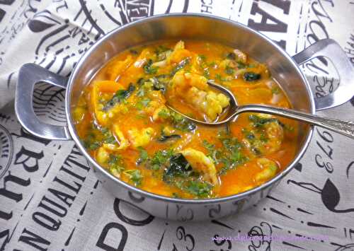 Crevettes au curry rouge à la thaï - Les Délices de Mimm