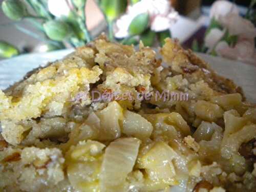 Crumble d’endives aux noix de Pécan