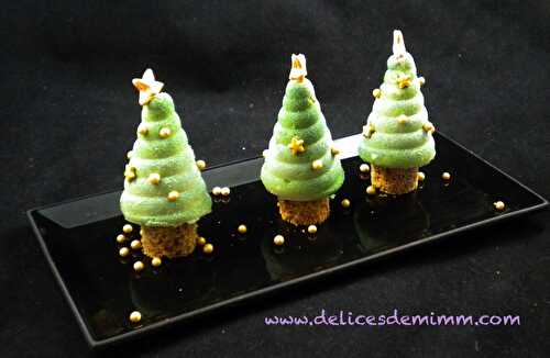 Entremets Petits sapins de Noël