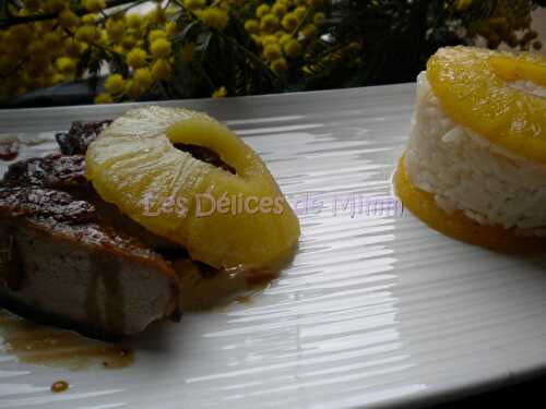 Filet mignon à l'ananas