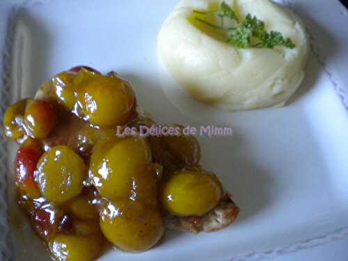 Filets de poulet aux mirabelles