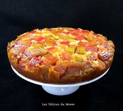 Gâteau à la rhubarbe