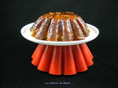 Gâteau de semoule au caramel et aux raisins secs - Les Délices de Mimm