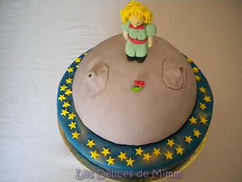 Gâteau Le Petit Prince (pâte à sucre) - Les Délices de Mimm