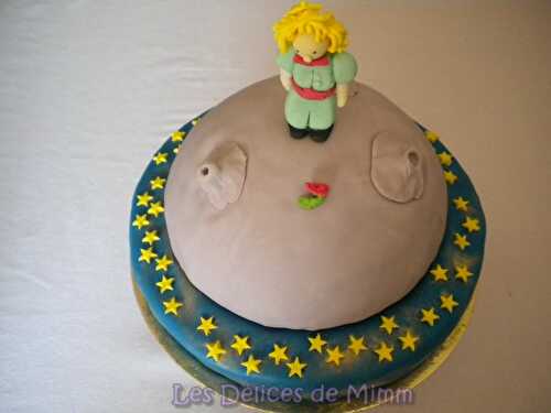 Gâteau Le Petit Prince (pâte à sucre)