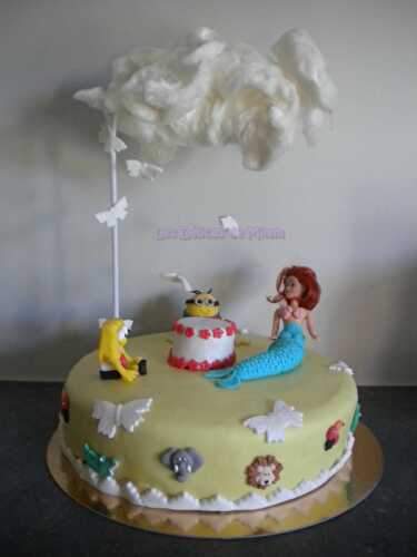 Gâteau "Sous un nuage" (Gravity cake)