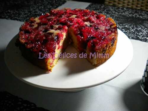 Gâteau Tatin aux cranberries et à la fève tonka